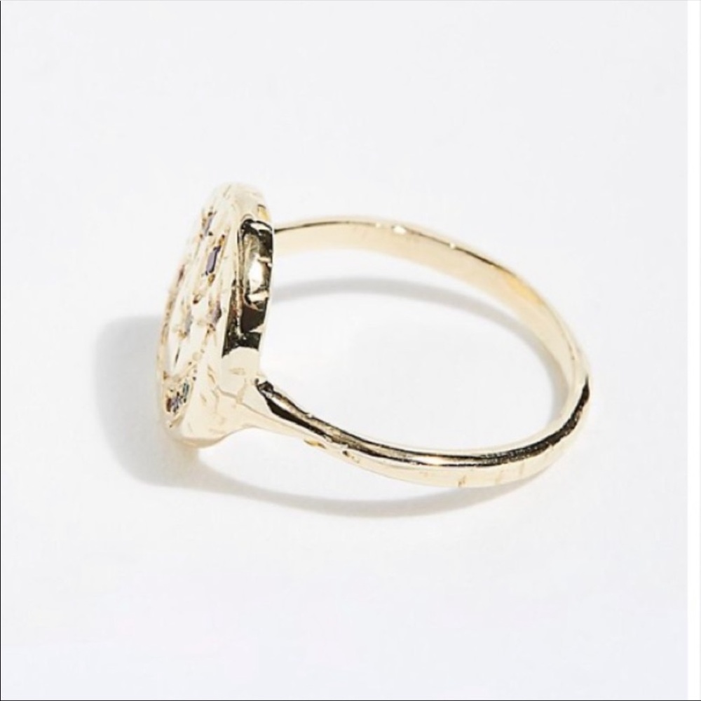14k Gold Plated Celestial Insignia Ring - Picture 2 of 4